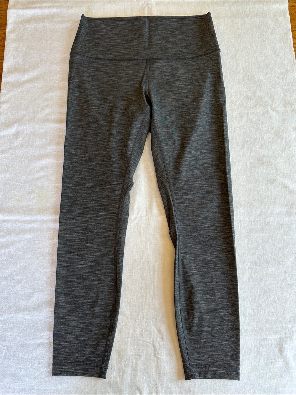 Lululemon Wunder Under Tight 8 Heathered Black